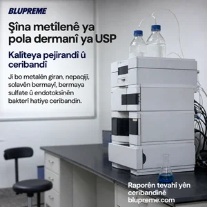 Agahdariya kalîteyê û ceribandinê ya Blupreme Şîna metîlenê