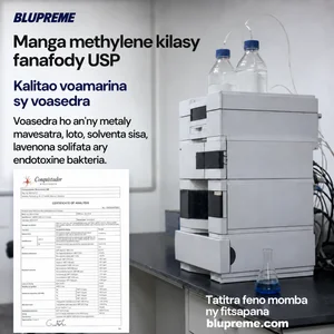 Blupreme Methylene Blue kalitao sy fampahalalana momba ny fitiliana