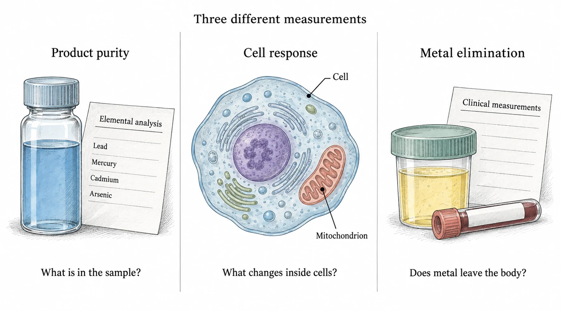 Does methylene blue remove heavy metals or act as a detox?