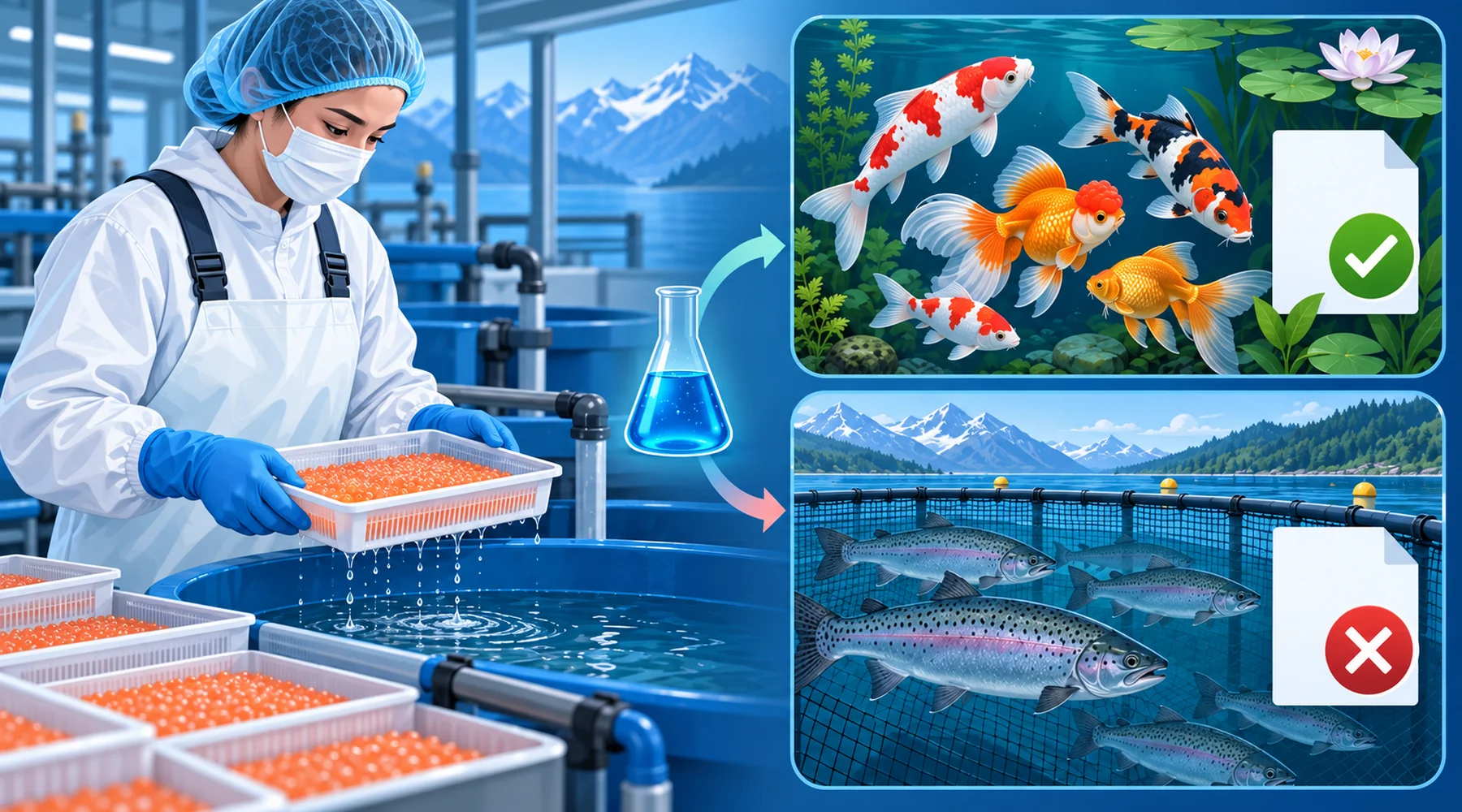 Azul de metileno na aquacultura e em peixes para consumo: usos e restrições