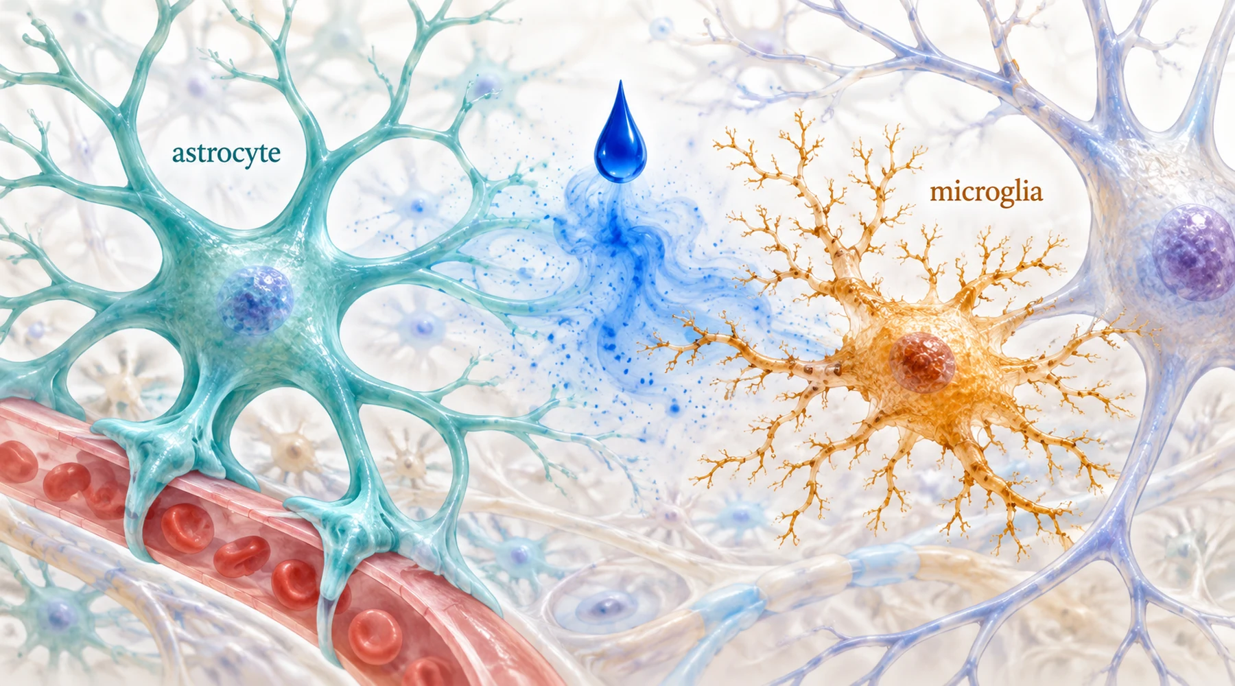 Methylene blue and brain-support cells: astrocytes, microglia, and inflammation
