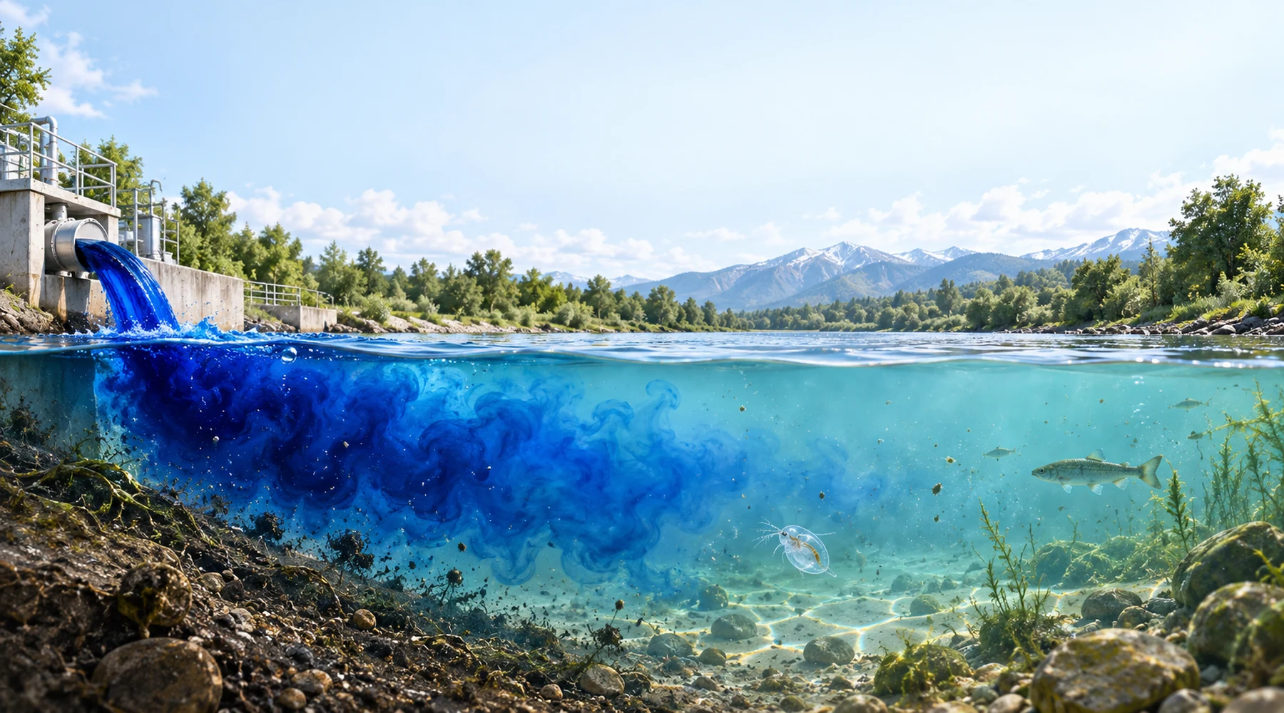 Bleu de méthylène dans l’environnement : devenir, toxicité aquatique et eaux usées en contexte