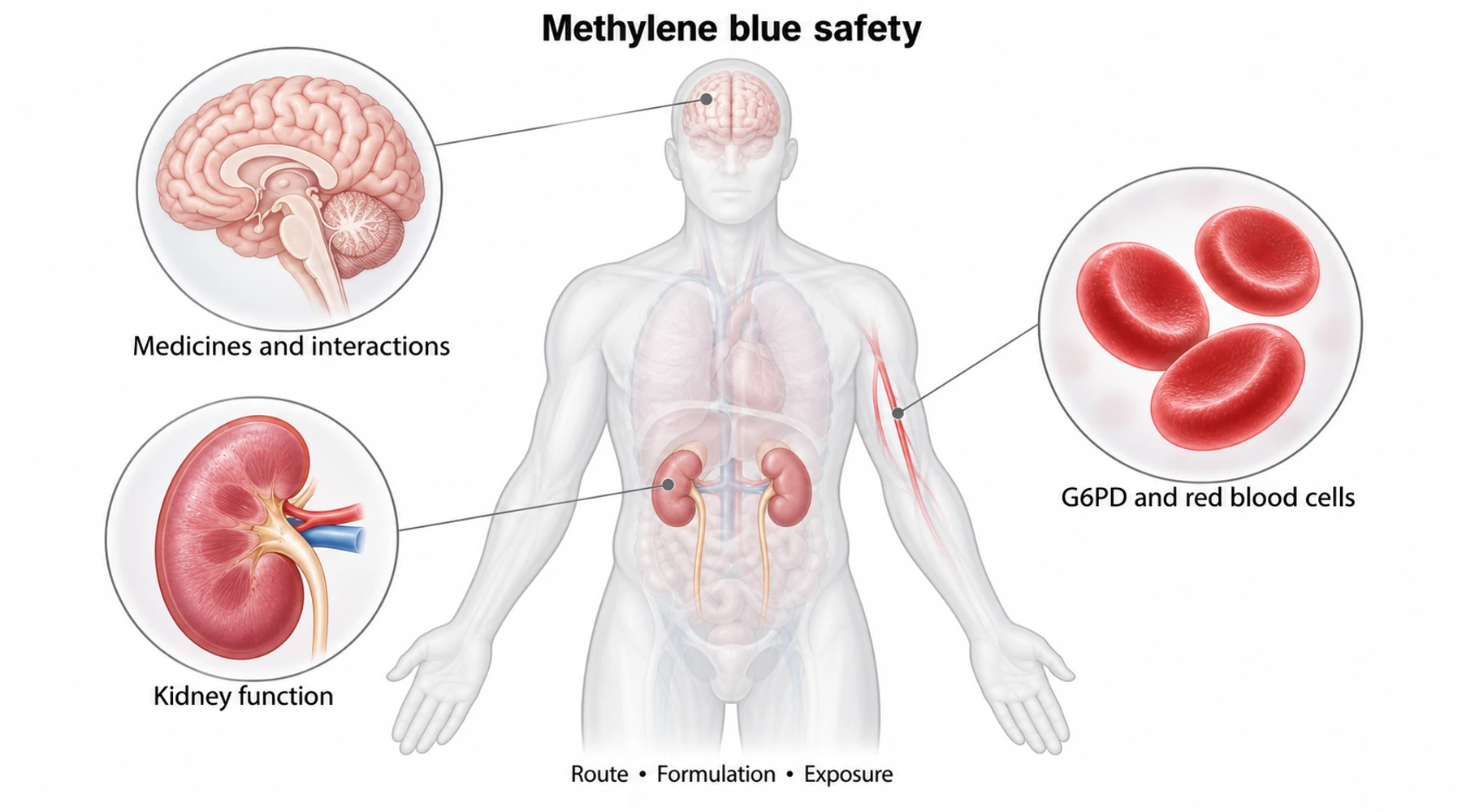 Methylene blue side effects, contraindications, and safety