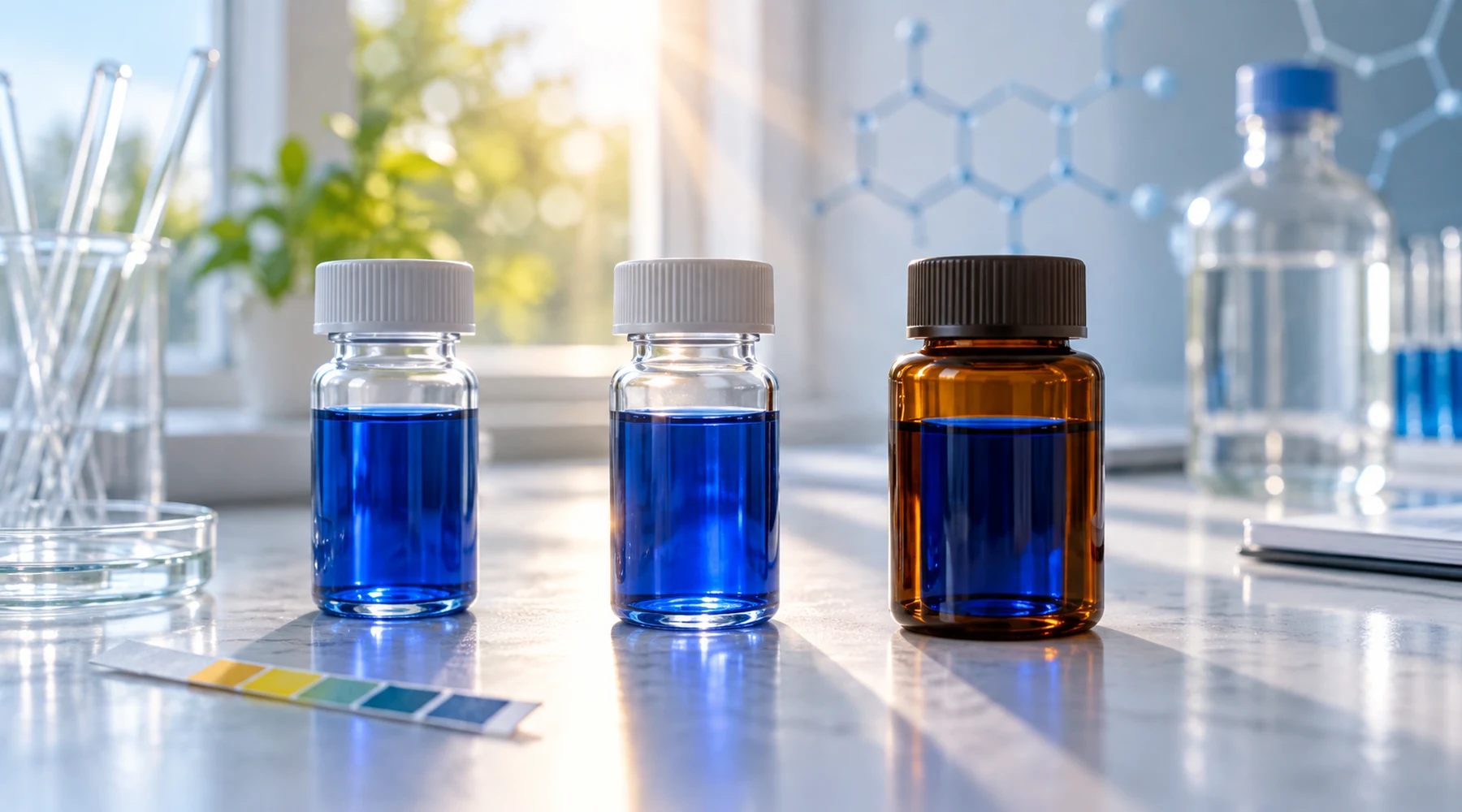 Methylene blue stability: light, pH, solvents, and degradation